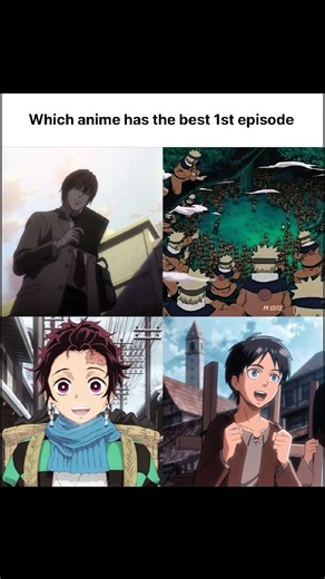 Which anime has #anime #naruto #tanjiro #eren #light