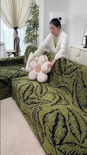 Stylish & high-quality soft leather fabric sofa cover " #shortsfeed