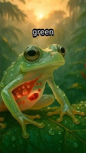 Glass Frogs: Nature’s Masters of Transparency! 🐸✨ #Wildlife #NatureFacts #GlassFrog