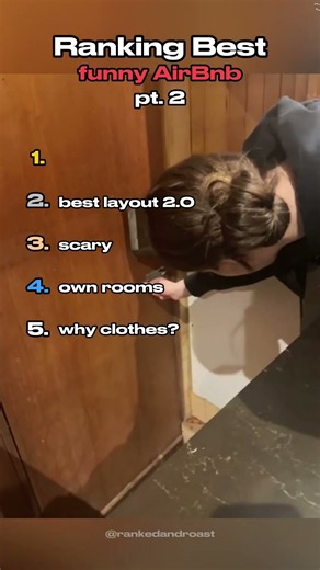 FUNNY AIRBNBS Pt. 2 - I Ranked Them (Somehow Worse) #rankedandroast #ranking #airbnb