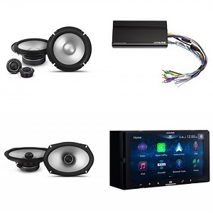 Alpine iLX-W670-S w/ KTA-450 Amp, S2-65C & S2-S69 Speaker Bundle