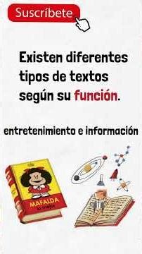 El texto y los tipos de texto. #primaria #textos #secundaria #escuela