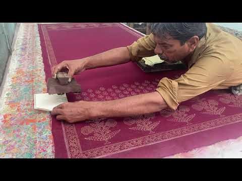 Beginner’s block printing tutorial! 🌿🖌️ #DIYPrinting #HandmadeCraft #TextileDesign #easyartlover