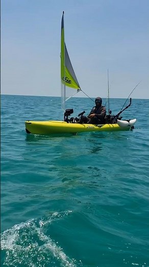 Hobie Revilution13 with Sail Kit: Video by PokLIE Legend #kayakfishing
