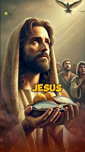 Jesus Miracle Feeding 5000 People with 5 Bread and 2 Fish #biblestories #jesuschrist #bible #jesus