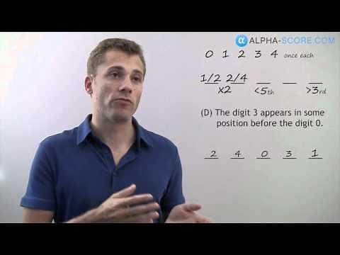 LSAT Logic Game Lesson - Q2 - Second Question in a Basic Ordering Game