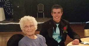 Indiana Teen Takes His 93-Year-Old Great-Grandma to Prom