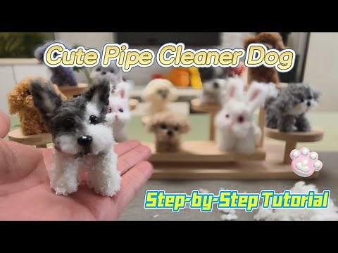 Cute Pipe Cleaner Dog Step-by-Step Tutorial Easy DIY Craft for Beginners + Customization Ideas