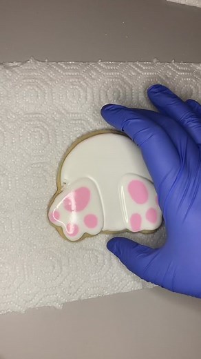 Bunny Butt Cookie Scraper | Easter Cookies Decorated with Royal Icing