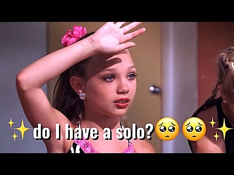 I edited Dance moms dramatic scenes