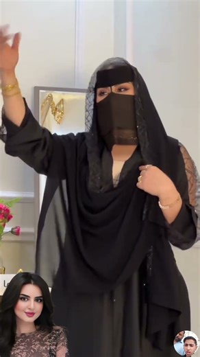 dubai hajib queen 👑 tutorial video fashion #makeup #love #royalfamily #beatiful abaya #newqueen