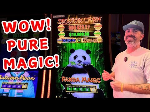 OMG! THIS PANDA WAS PURE MAGIC! Playing Dragon Link Panda Magic and Autumn Moon Dragon Cash Slots