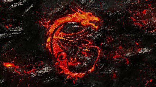 MSI Dragon Logo Live Wallpaper - MoeWalls