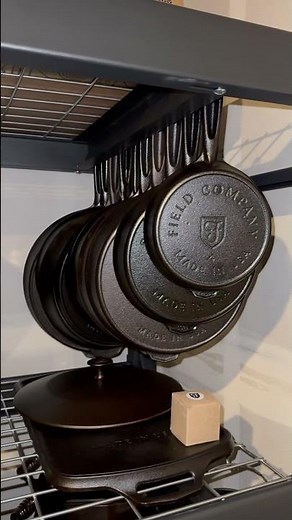 Cast Iron Rack: Storing cast iron cookware collection