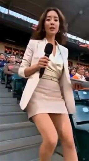 "She Missed ONE STEP… and Chaos Began!"😂#shorts#funnyshorts #viralshorts #reporterfail #comedyshorts