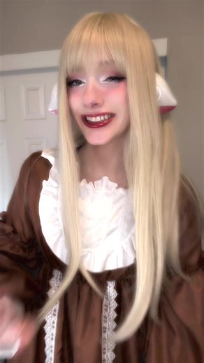 Chobits cosplay brown dress 🤍 #cosplay #anime #cosplaygirl #chobits #chobitscosplay
