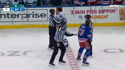 The Rangers announced that Matt Rempe will not return to tonight’s game due to an upper body injury. | Sportsnet