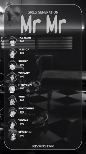 Girls Generation - Mr. Mr. (Line Distribution) #girlsgeneration #snsd #mrmr #taeyeon #jessica #sunny #tiffany #hyoyeon #yuri #sooyoung #yoona #seohyun #rivanstar #linedistribution #fyp