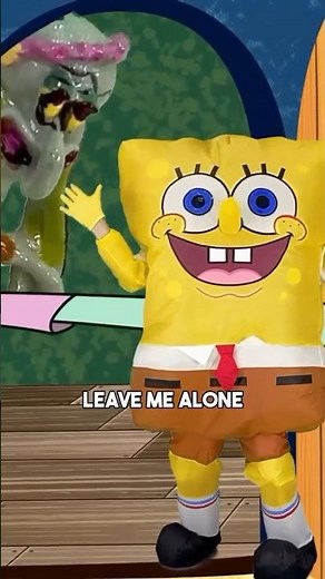 🧽 SpongeBob!! Squidward is MAD!!🦑 #kidsworkout #funny