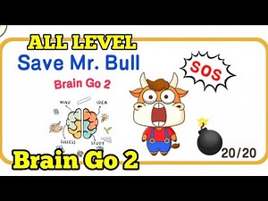Brain Go 2 Mr. Bull All Levels Gameplay Android, Ios (Level 1-20)