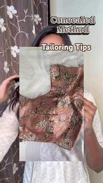 Tailors! Must watch 🪡 Boutique finishing tips ✨ #tailoringtips