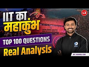 Real Analysis IIT JAM Practice Questions for Mathematics Success 2025!