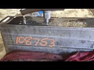 Waterjet Cutting 8 Inch Thick Stainless Steel