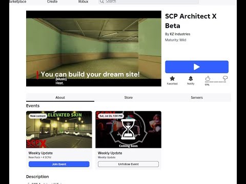 roblox scp architect:x suggestions/ideas