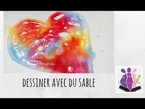 🎨 Dessiner avec du sable / Sand Drawing - Activité artistique