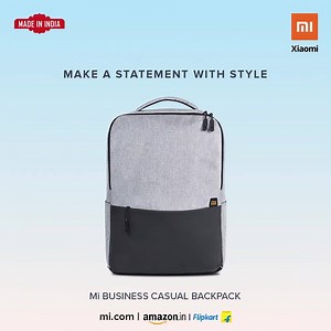 19K views · 872 reactions | Looks good, works better. #MiBusinessCasualBackpack is designed for the new age professional. Check out: bit.ly/31phBIY Available on mi.com, Flipkart, Amazon India, & Retail stores. | Xiaomi India | Facebook