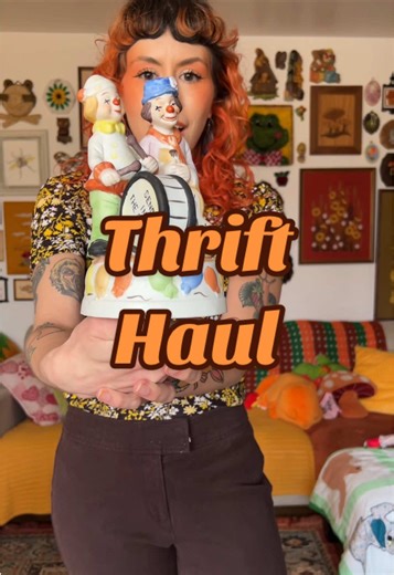 Amazing Thrift Haul: Clown Buddy & Giveaway Entry!
