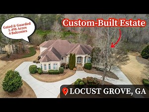Living In Locust Grove, GA | Custom-Built | Home Tour | Eagles Brooke | Atlanta New Homes