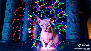 Psychedelic Cats: A Trippy Visual Experience