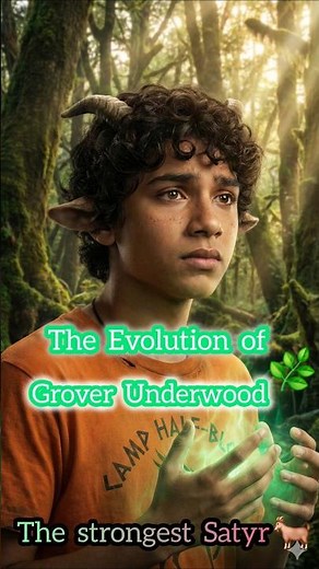 The Evolution of Grover Underwood 🐐 #evolution #groverunderwood #percy #mythology #greekgods