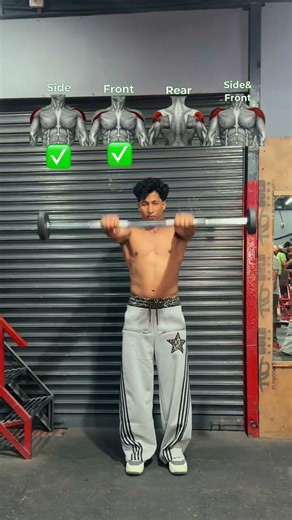 Build 3D Shoulders With Just One Barbell