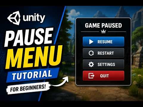Unity Pause Menu Tutorial (Easy & Beginner Friendly)