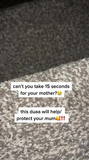 InShaaAllah your mother gets everything in life!!#duaa #muslimtiktok #fypシ #parents