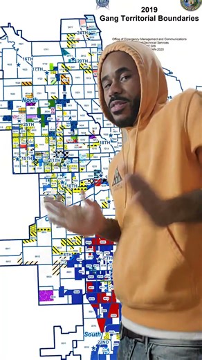 Chicago Gang Map #clips