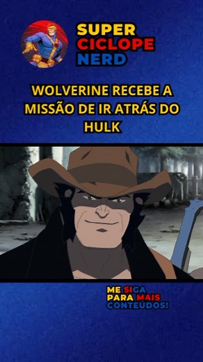 62K views · 3.6K reactions | Wolverine vai atrás do Hulk; isso, sem dúvidas, vai ser um dos melhores confrontos que você vai ver. O Carcaju versus o Gigante Esmeralda — isso sim é o que os fãs da Marvel precisam! Filme Animado: HULK VS WOLVERINE #hulk #wolverine #marvel | Super Ciclope Nerd | Facebook