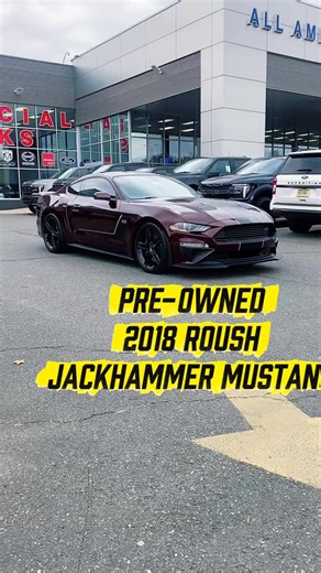 Check out this AMAZING 2018 Roush JackHammer Mustang - SUPERCHARGED...