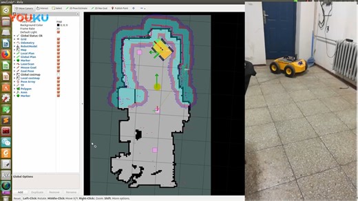 TX2+autolabor_pro1+rplidar实现自主导航机器人