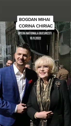 BOGDAN MIHAI & CORINA CHIRIAC OPERA NATIONALA BUCURESTI 10.11.2022 / LA FINELE SPECTACOLULUI MEU CU OPERA IL BARBIERE DI SIVIGLIA #corinachiriac #bogdanmihai #5pasidebine #misiuneatiktok #tiktok #opera #onb #romania #artist #cultura #prietenie #muzica #voce
