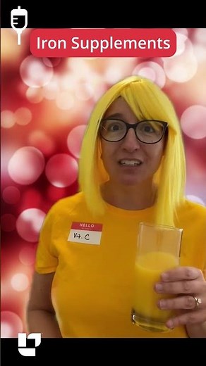 🎬 Iron Absorption Skit 🦾 Iron (Fe), 🦴 Calcium & 🍊 Vitamin C!: Medical Surgical SHORT | ‪@LevelUpRN‬