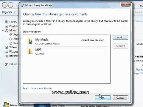 How to Add Songs in Windows Media Player 12 in Windows 7