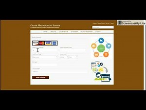 C#, ASP And MySQL Project On Order Management System