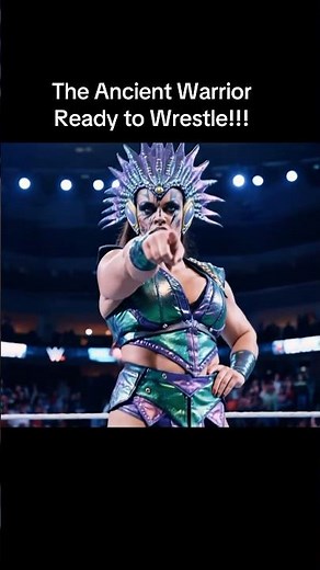 "Unleashing the Warrior Within: Female Pro Wrestler Transforms into an Epic Aztec Legend!"