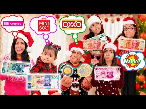 04- 🎁CHRISTMAS EXCHANGE with RANDOM MONEY 🤑 | Who WON 25 pesos?