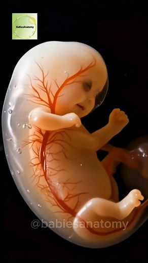 Embryo Development in the Womb Natural Movement #embryodevelopment #pregnancy #baby #3danimation