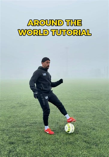 Around The World in 10 Seconds 😎 If you want better ball mastery, this is a must-learn! The Around The World is one of those skills that boosts confidence instantly — and once you get it, everything else feels easier. This tutorial breaks it down in a simple, super fast way, so anyone can learn it with reps. Don’t stress about speed at first. Focus on clean touch, control, and rhythm. Do this for a few minutes every day and your ball control will level up without you even realizing it. This is 
