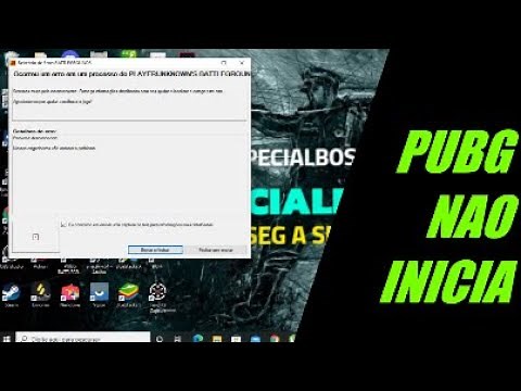 PUBG ERRO DE TRAVAMENTO DE INICIALIZAÇÃO RESOLVIDO!